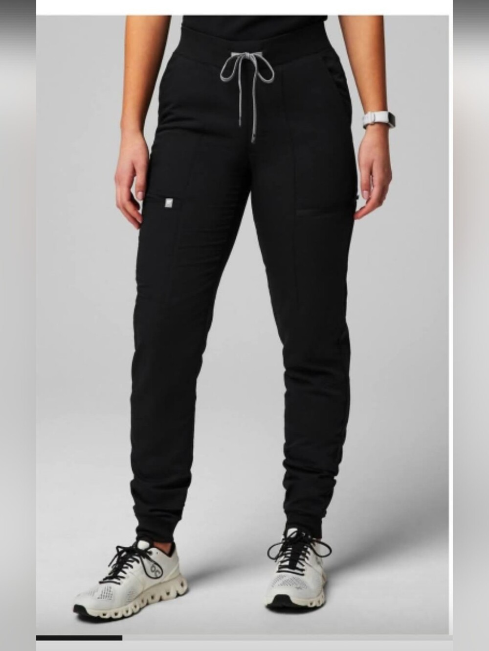 Fabletics Black Drawstring Jogger Pants Small